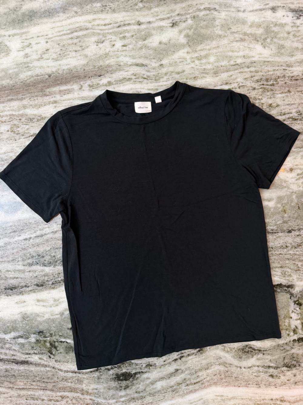 Aritzia Wilfred Free Black Short Sleeve Crewneck Tee
XS